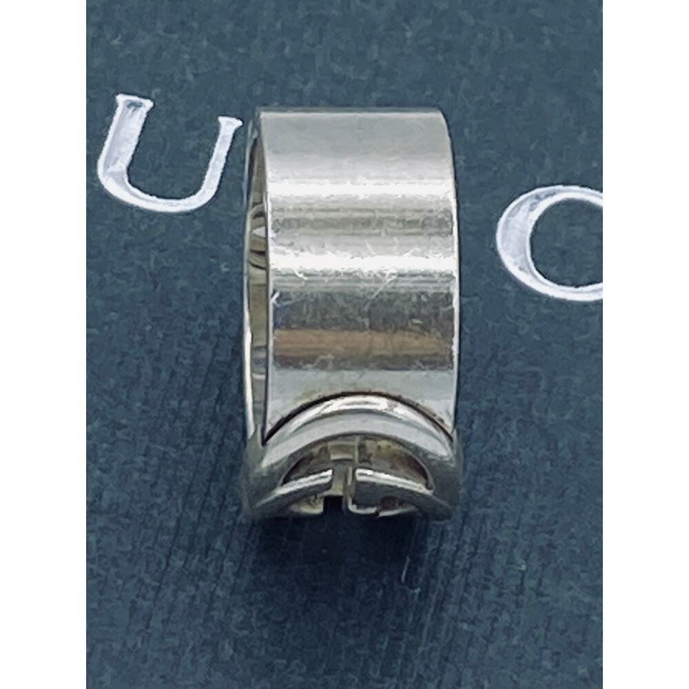 Gucci Authentic Steering Sliver Interlocking G Ri… - image 4